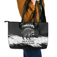 Jimothy Raccoon Seattle 2026 Leather Tote Bag Lord Of The Alley Master Of The Night