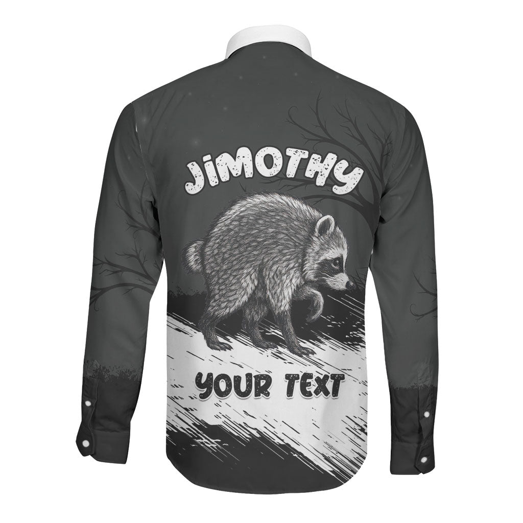 Personalized Jimothy Raccoon Seattle 2026 Long Sleeve Button Shirt Lord Of The Alley Master Of The Night