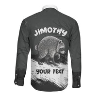 Personalized Jimothy Raccoon Seattle 2026 Long Sleeve Button Shirt Lord Of The Alley Master Of The Night