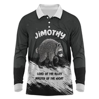 Personalized Jimothy Raccoon Seattle 2026 Long Sleeve Polo Shirt Lord Of The Alley Master Of The Night
