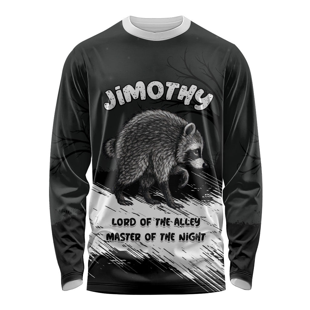 Personalized Jimothy Raccoon Seattle 2026 Long Sleeve Shirt Lord Of The Alley Master Of The Night