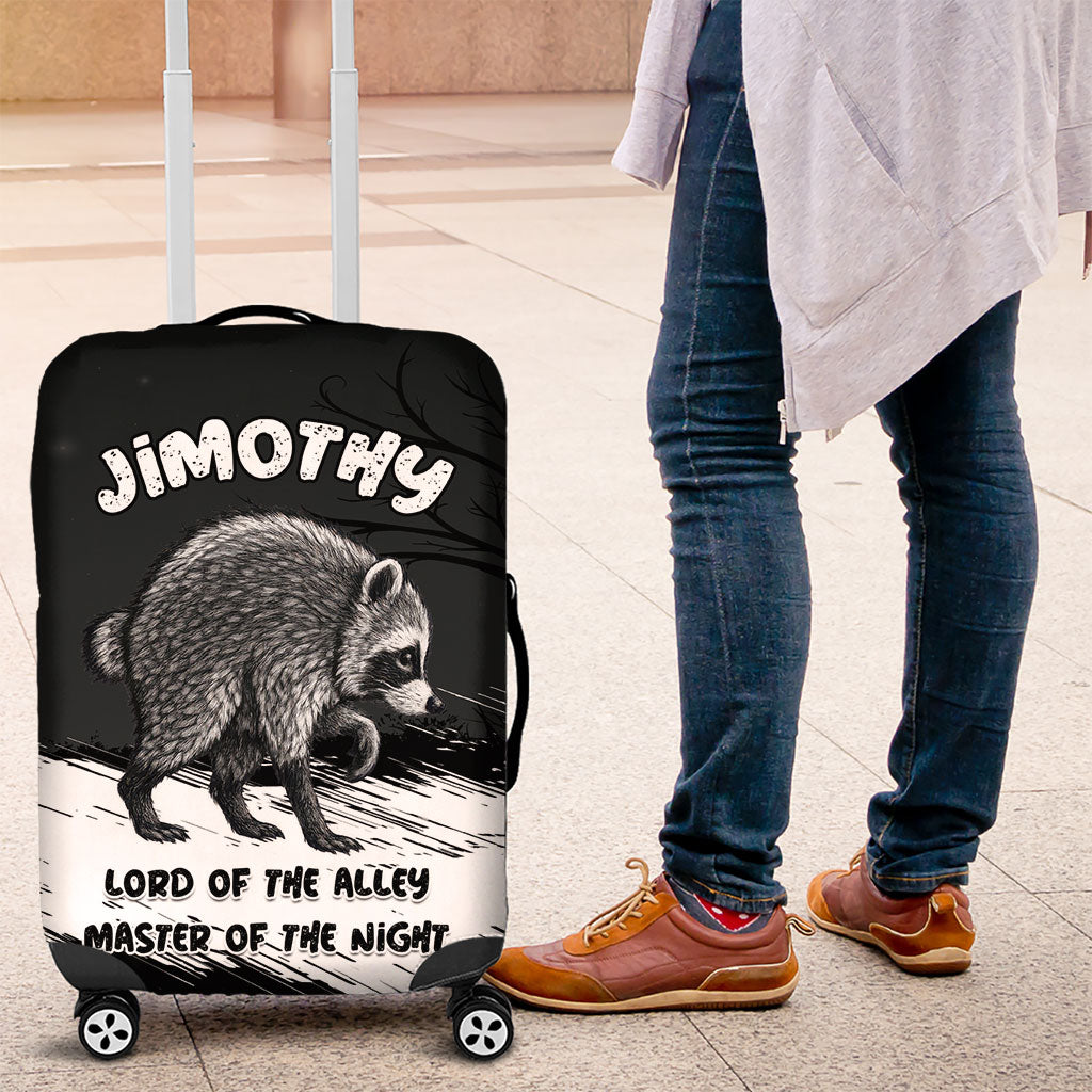 Jimothy Raccoon Seattle 2026 Luggage Cover Lord Of The Alley Master Of The Night