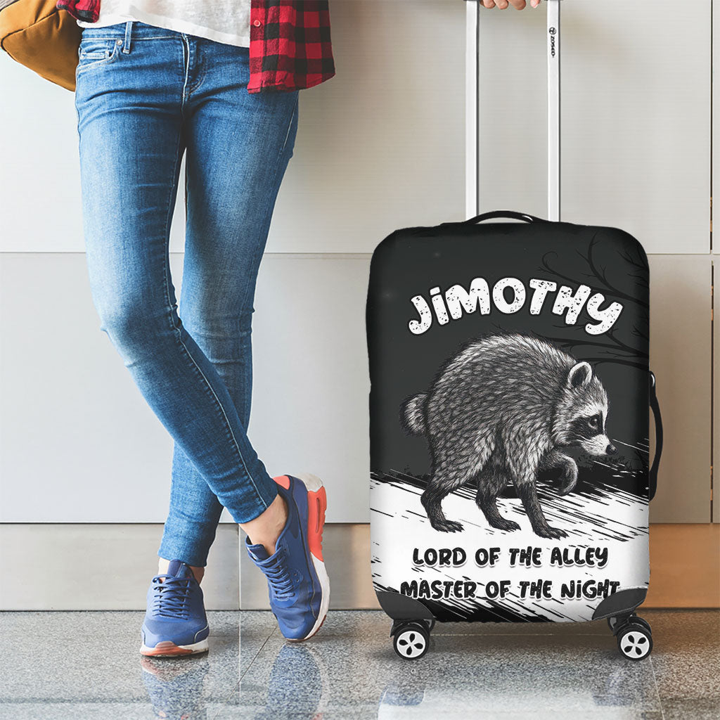 Jimothy Raccoon Seattle 2026 Luggage Cover Lord Of The Alley Master Of The Night