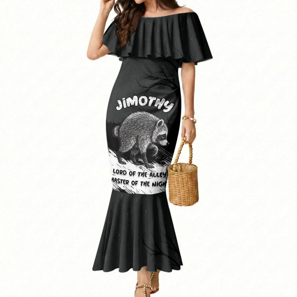 Personalized Jimothy Raccoon Seattle 2026 Mermaid Dress Lord Of The Alley Master Of The Night
