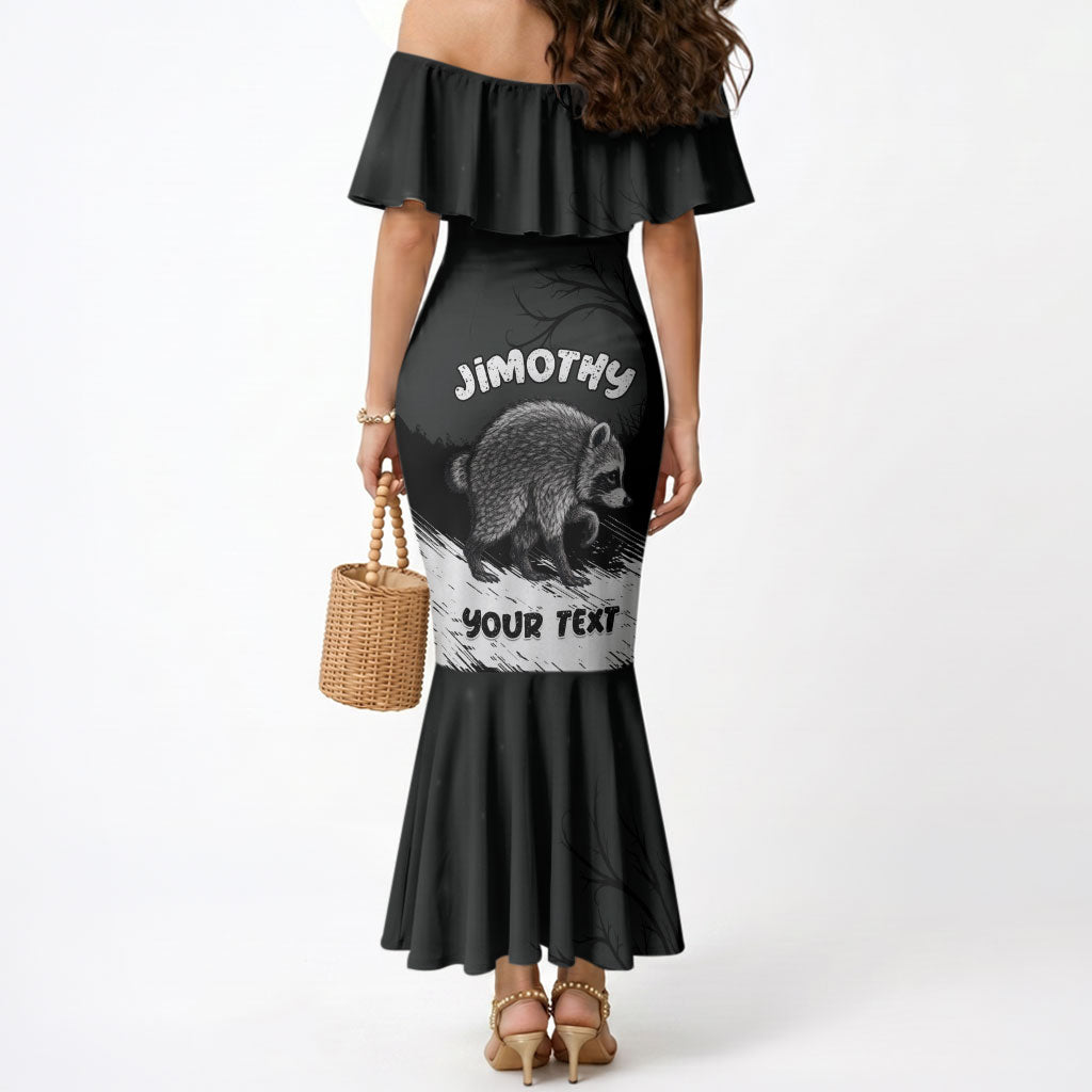 Personalized Jimothy Raccoon Seattle 2026 Mermaid Dress Lord Of The Alley Master Of The Night