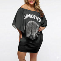 Personalized Jimothy Raccoon Seattle 2026 Off Shoulder Short Dress Lord Of The Alley Master Of The Night