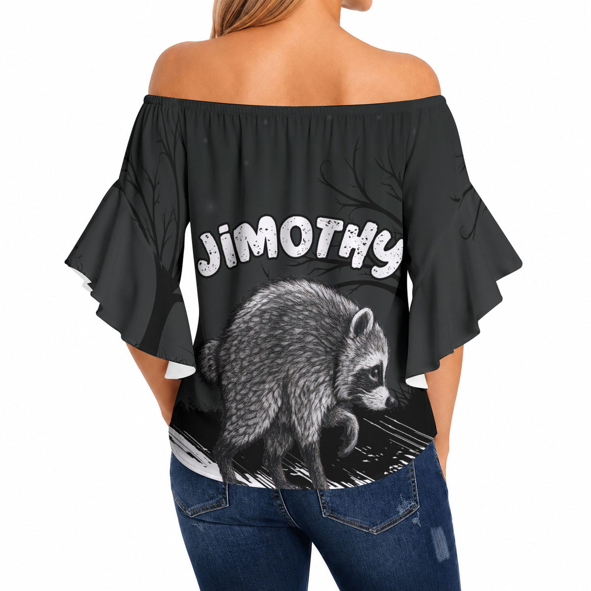 Personalized Jimothy Raccoon Seattle 2026 Off Shoulder Wrap Waist Top Lord Of The Alley Master Of The Night