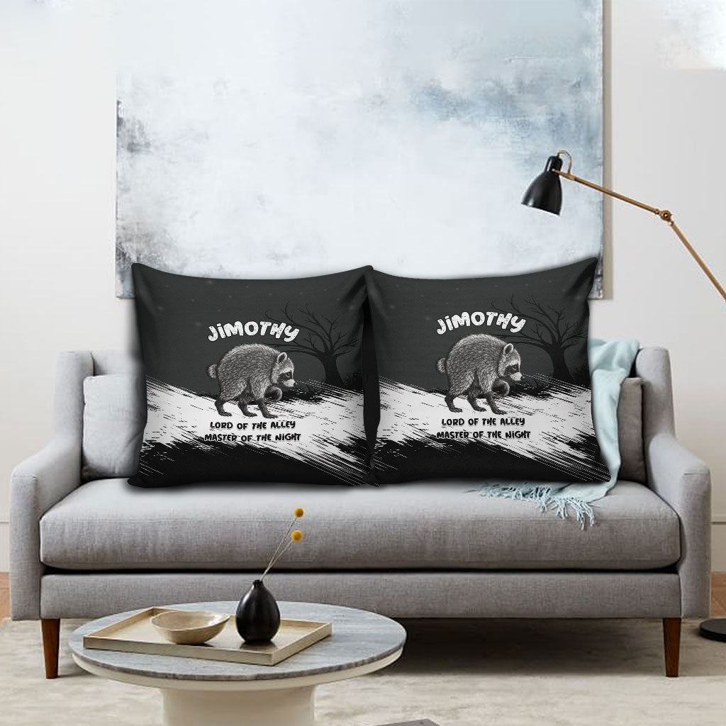 Jimothy Raccoon Seattle 2026 Pillow Cover Lord Of The Alley Master Of The Night