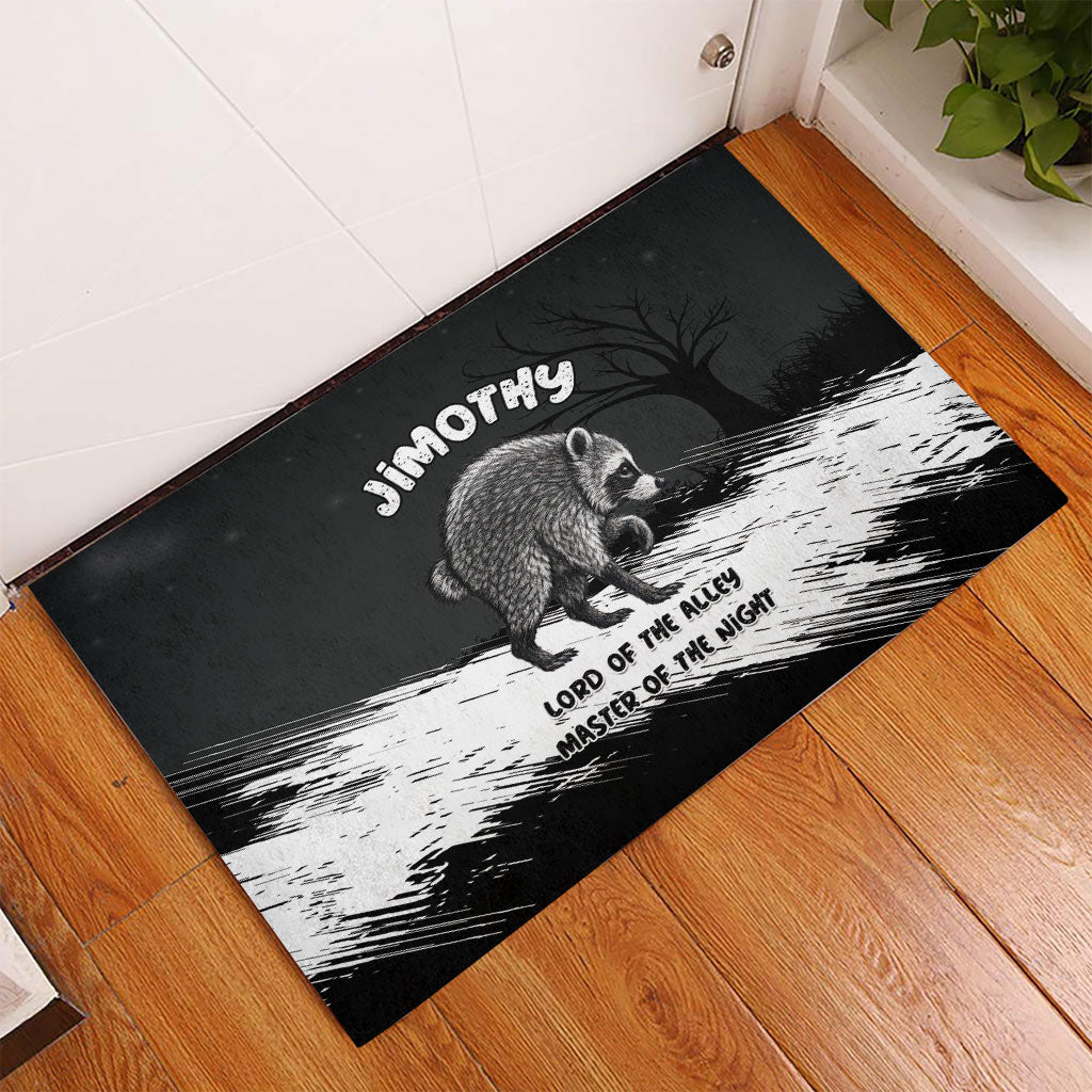 Jimothy Raccoon Seattle 2026 Rubber Doormat Lord Of The Alley Master Of The Night