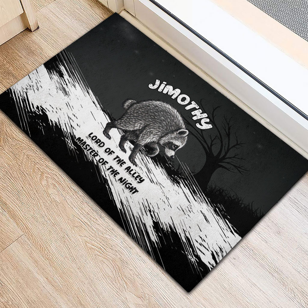 Jimothy Raccoon Seattle 2026 Rubber Doormat Lord Of The Alley Master Of The Night