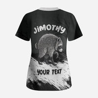 Personalized Jimothy Raccoon Seattle 2026 Scrub Top Lord Of The Alley Master Of The Night