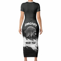 Personalized Jimothy Raccoon Seattle 2026 Short Sleeve Bodycon Dress Lord Of The Alley Master Of The Night