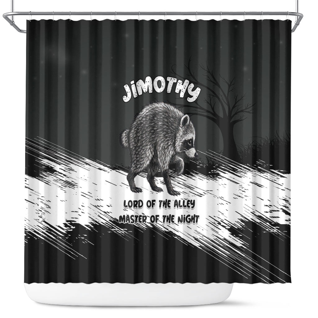 Jimothy Raccoon Seattle 2026 Shower Curtain Lord Of The Alley Master Of The Night