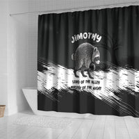Jimothy Raccoon Seattle 2026 Shower Curtain Lord Of The Alley Master Of The Night