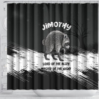 Jimothy Raccoon Seattle 2026 Shower Curtain Lord Of The Alley Master Of The Night