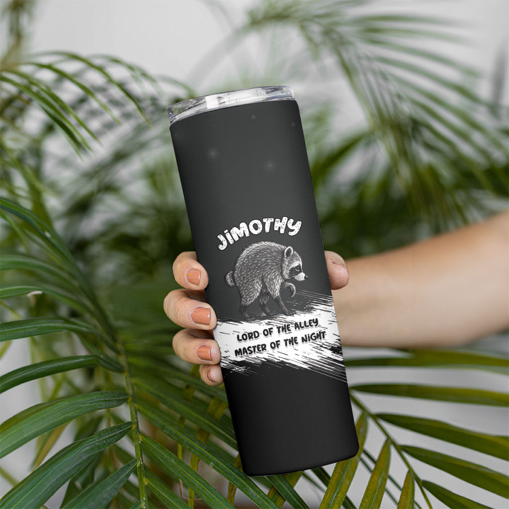 Personalized Jimothy Raccoon Seattle 2026 Skinny Tumbler Lord Of The Alley Master Of The Night