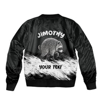 Personalized Jimothy Raccoon Seattle 2026 Sleeve Zip Bomber Jacket Lord Of The Alley Master Of The Night