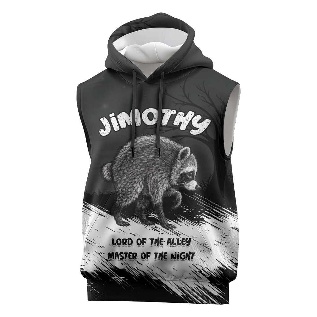 Personalized Jimothy Raccoon Seattle 2026 Sleeveless Hoodie Lord Of The Alley Master Of The Night