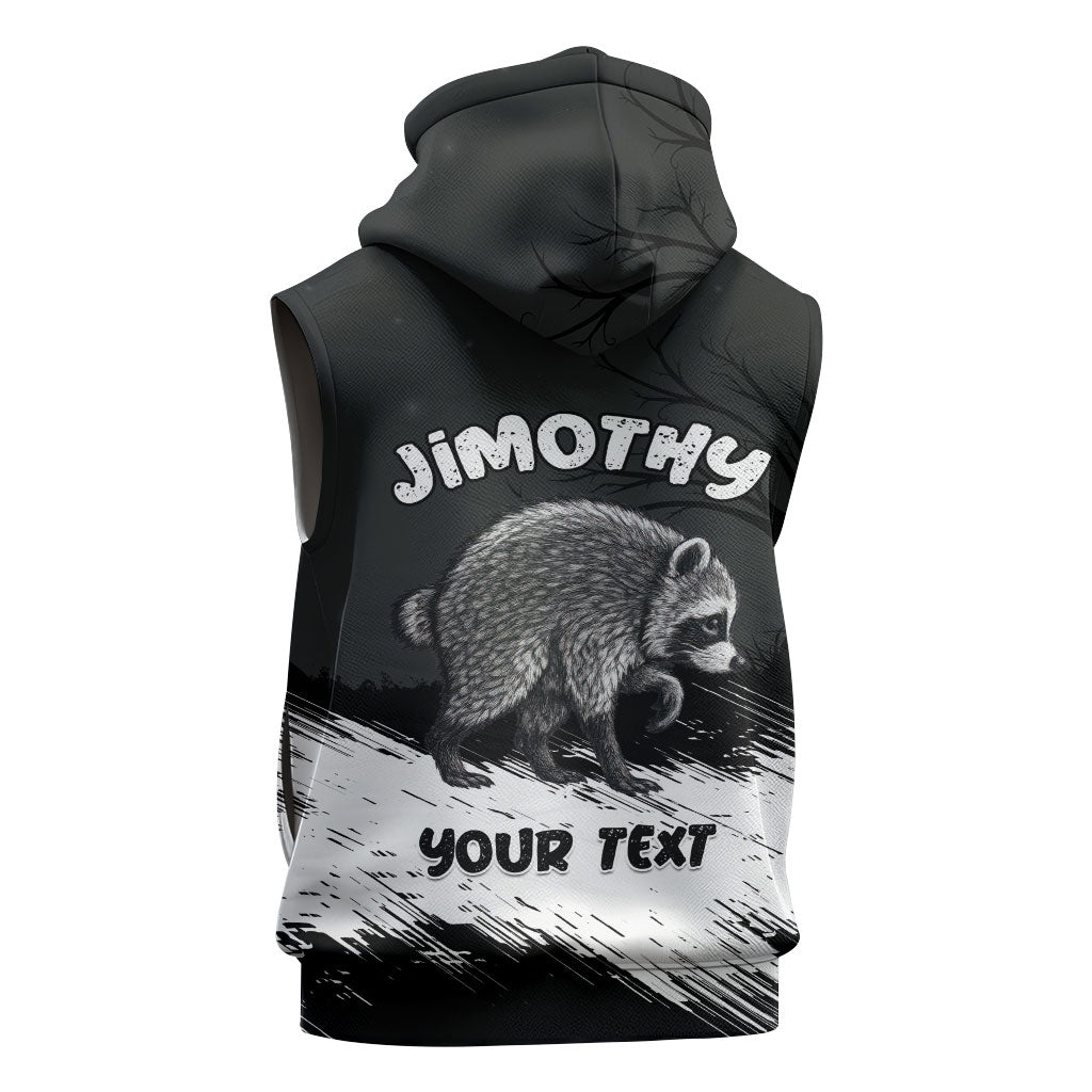 Personalized Jimothy Raccoon Seattle 2026 Sleeveless Hoodie Lord Of The Alley Master Of The Night