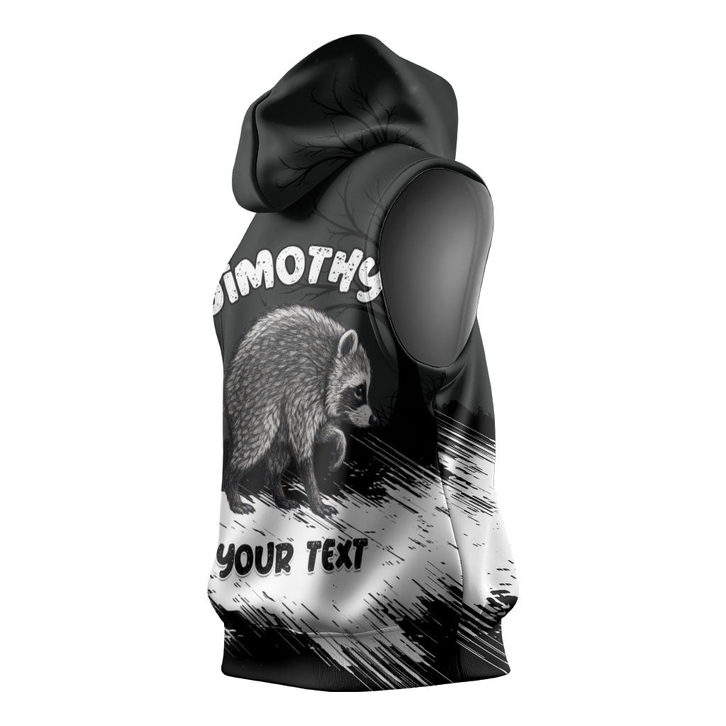 Personalized Jimothy Raccoon Seattle 2026 Sleeveless Hoodie Lord Of The Alley Master Of The Night
