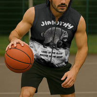 Personalized Jimothy Raccoon Seattle 2026 Sleeveless Zip Hoodie Lord Of The Alley Master Of The Night