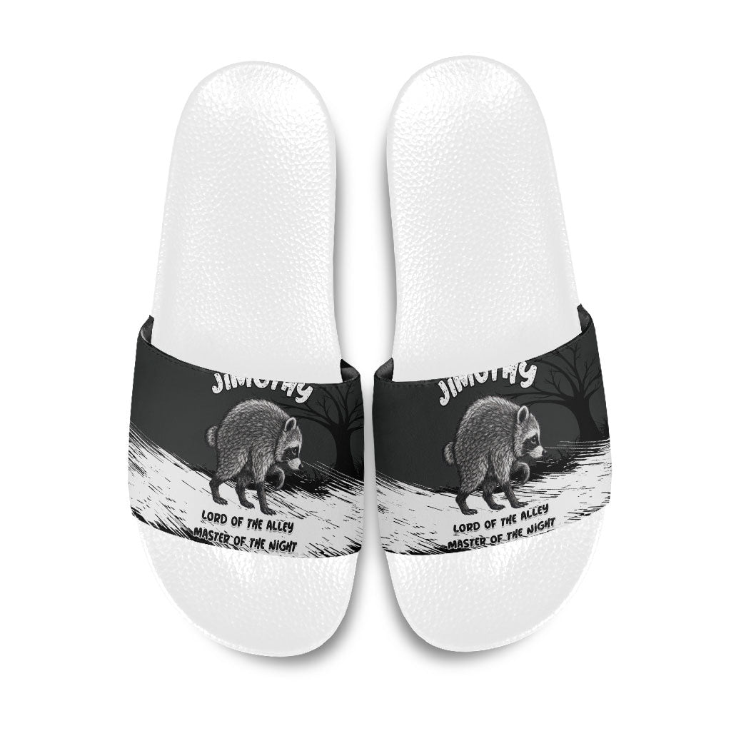 Jimothy Raccoon Seattle 2026 Slide Sandals Lord Of The Alley Master Of The Night