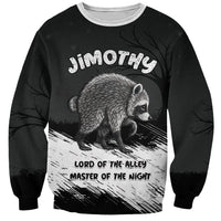 Personalized Jimothy Raccoon Seattle 2026 Sweatshirt Lord Of The Alley Master Of The Night