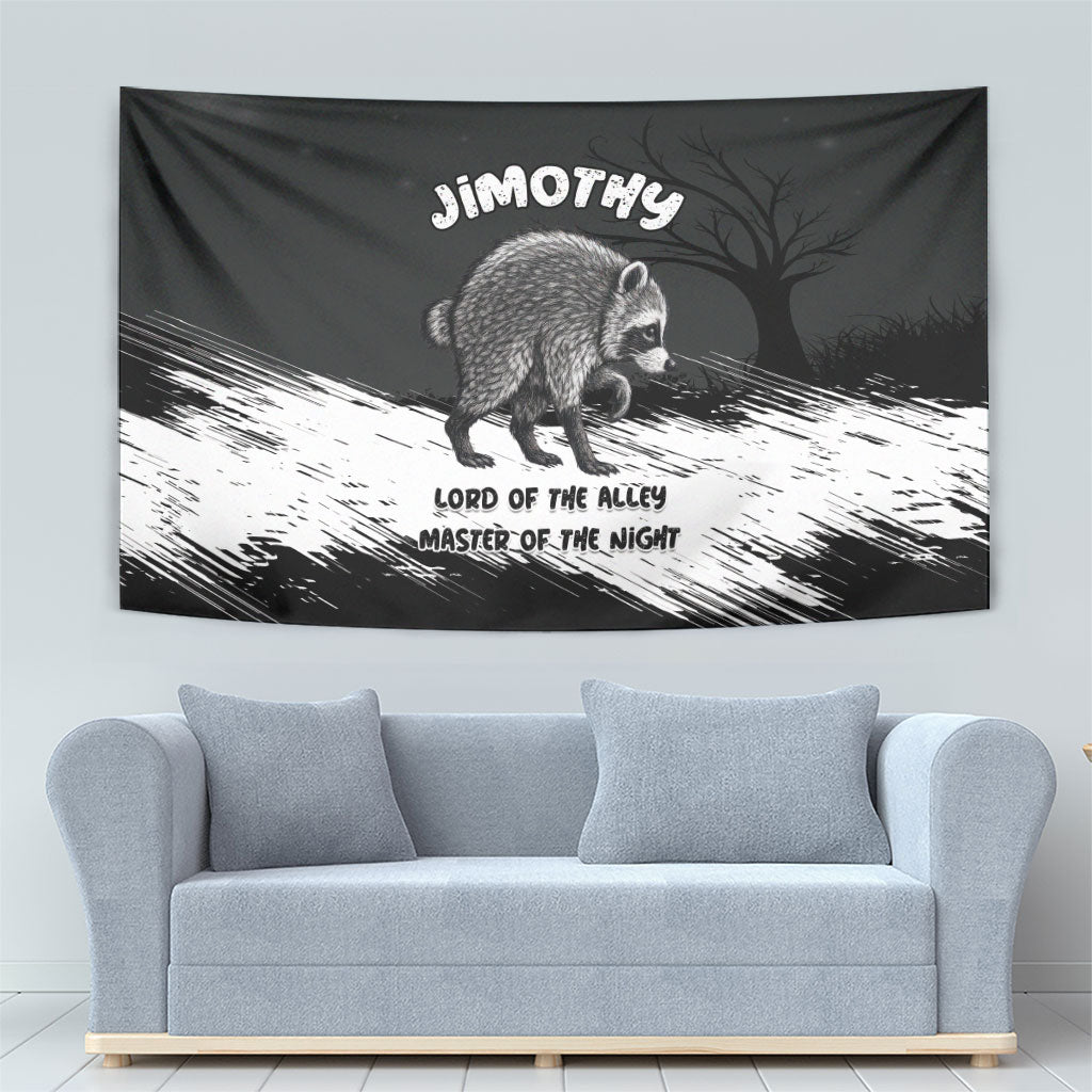 Jimothy Raccoon Seattle 2026 Tapestry Lord Of The Alley Master Of The Night
