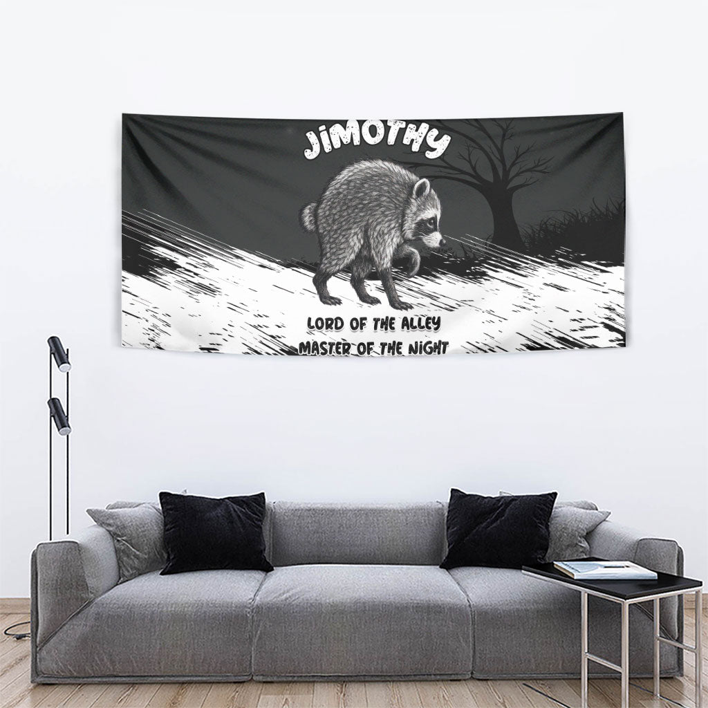 Jimothy Raccoon Seattle 2026 Tapestry Lord Of The Alley Master Of The Night