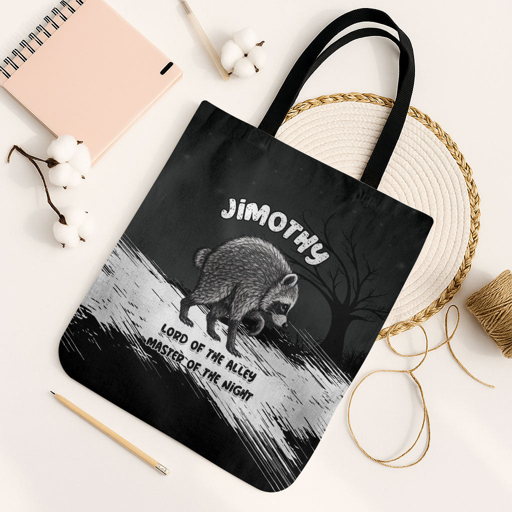 Jimothy Raccoon Seattle 2026 Tote Bag Lord Of The Alley Master Of The Night