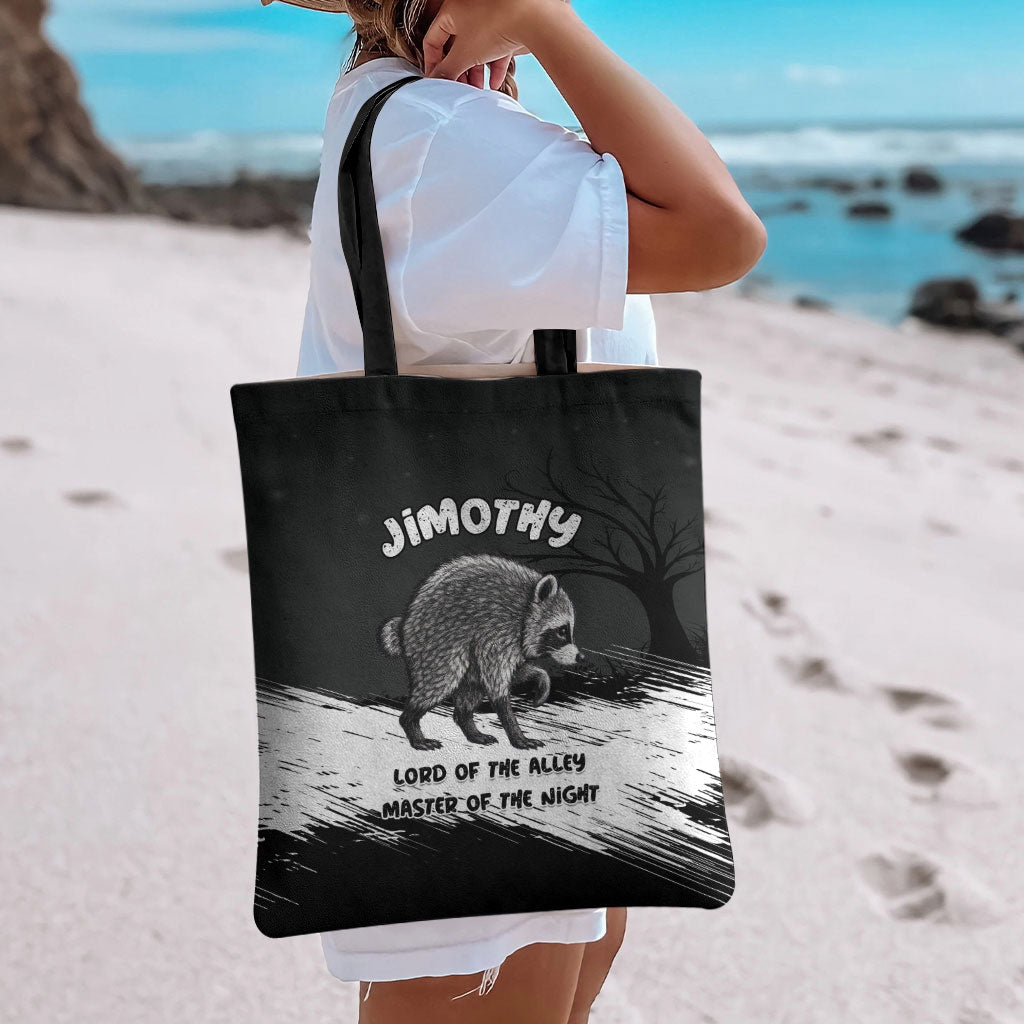Jimothy Raccoon Seattle 2026 Tote Bag Lord Of The Alley Master Of The Night