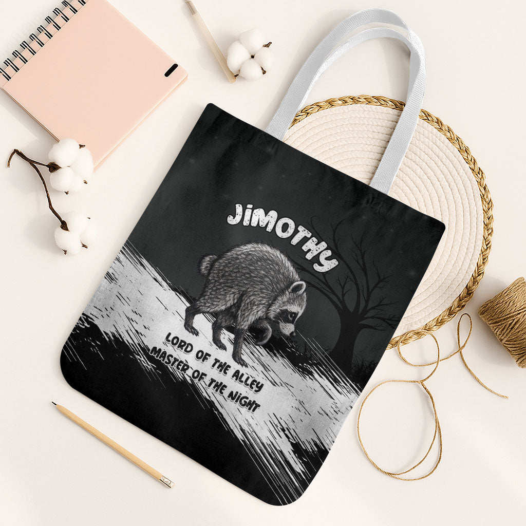 Jimothy Raccoon Seattle 2026 Tote Bag Lord Of The Alley Master Of The Night