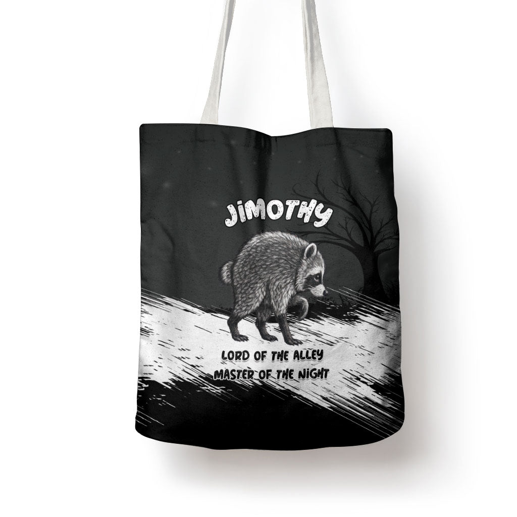 Jimothy Raccoon Seattle 2026 Tote Bag Lord Of The Alley Master Of The Night