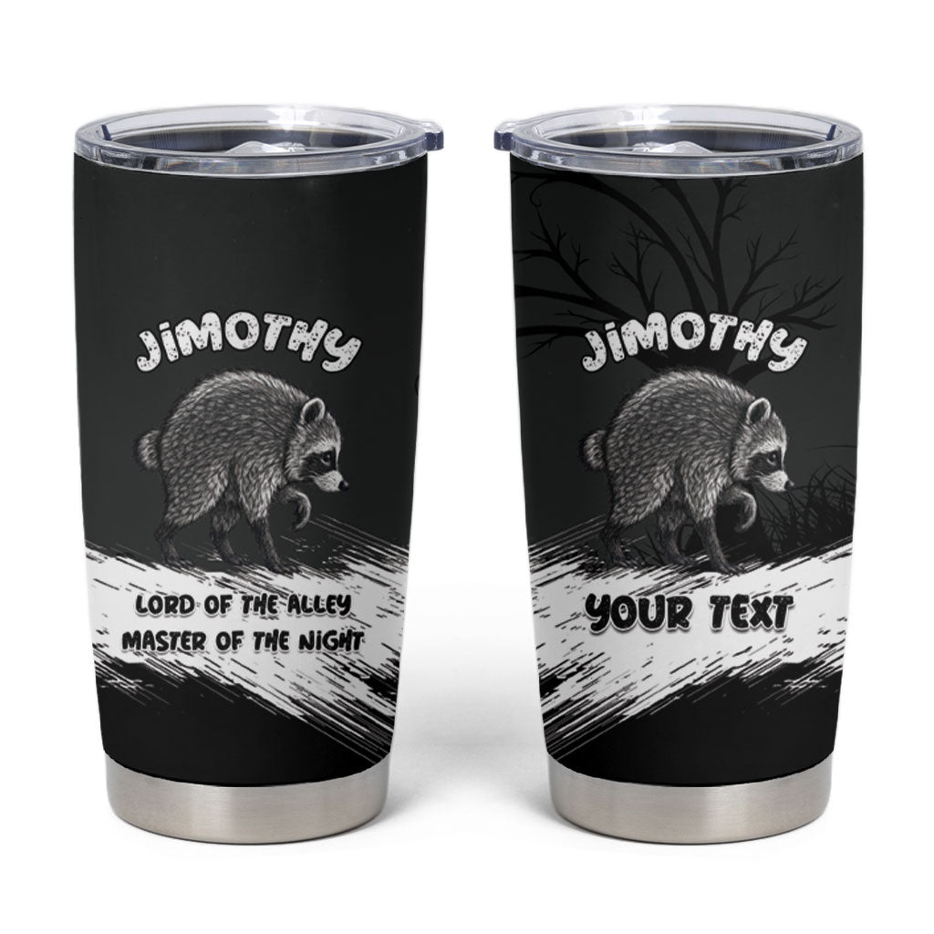 Personalized Jimothy Raccoon Seattle 2026 Tumbler Cup Lord Of The Alley Master Of The Night