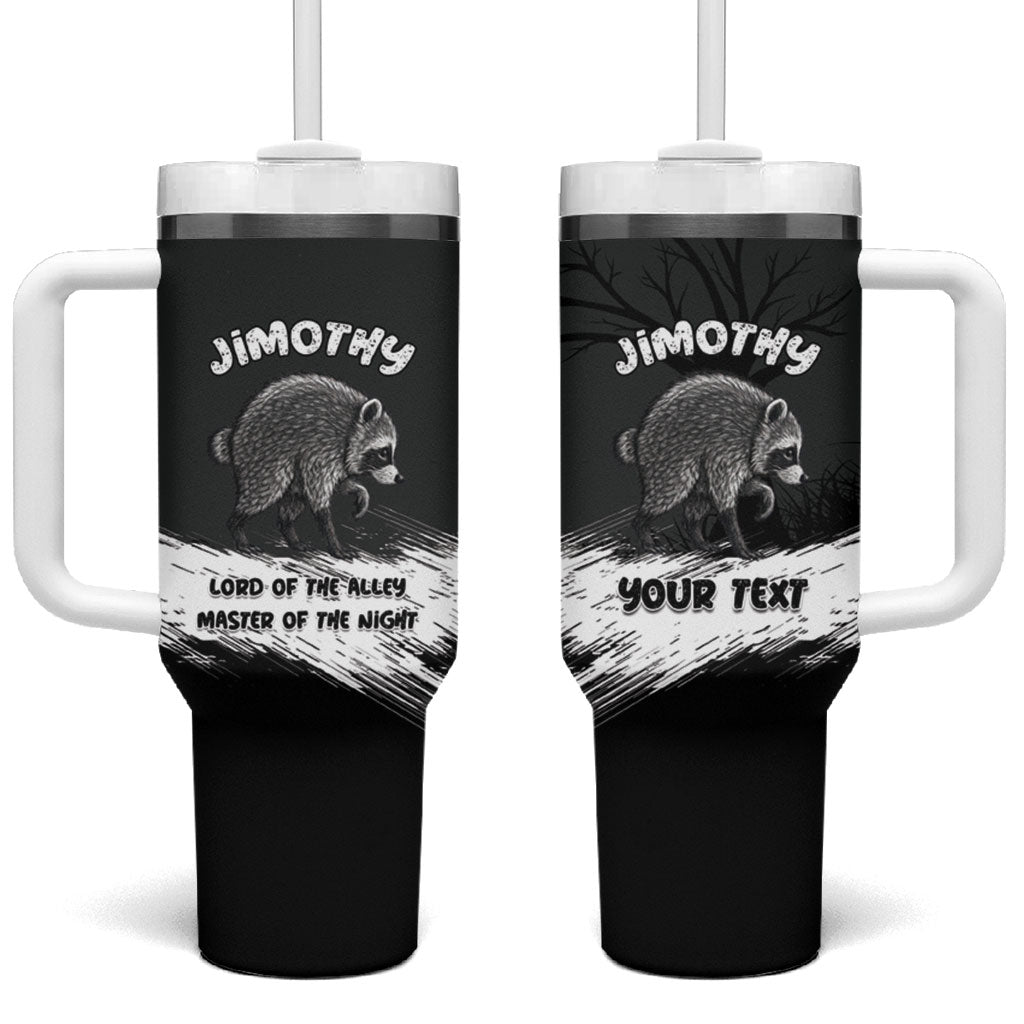 Personalized Jimothy Raccoon Seattle 2026 Tumbler With Handle Lord Of The Alley Master Of The Night