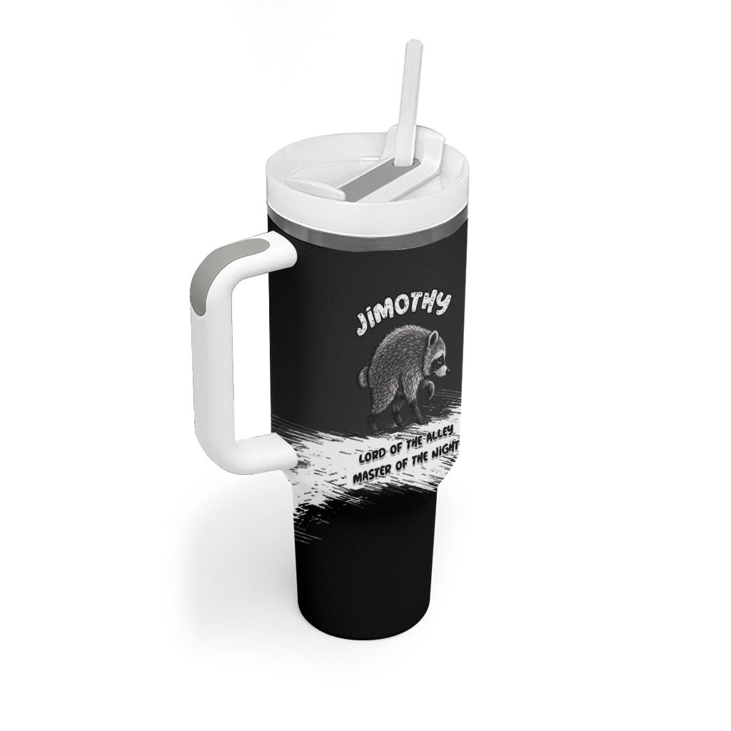 Personalized Jimothy Raccoon Seattle 2026 Tumbler With Handle Lord Of The Alley Master Of The Night