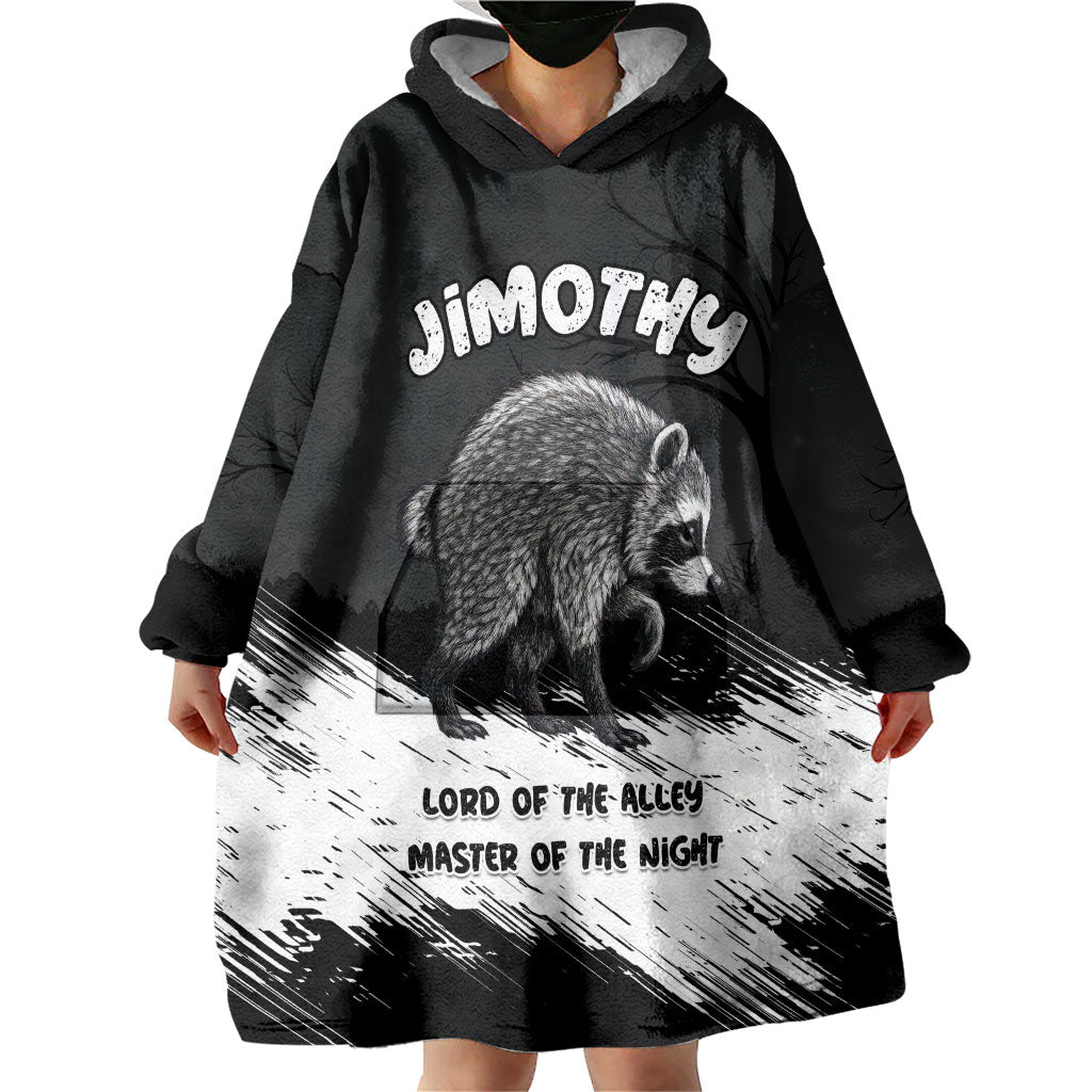 Personalized Jimothy Raccoon Seattle 2026 Wearable Blanket Hoodie Lord Of The Alley Master Of The Night