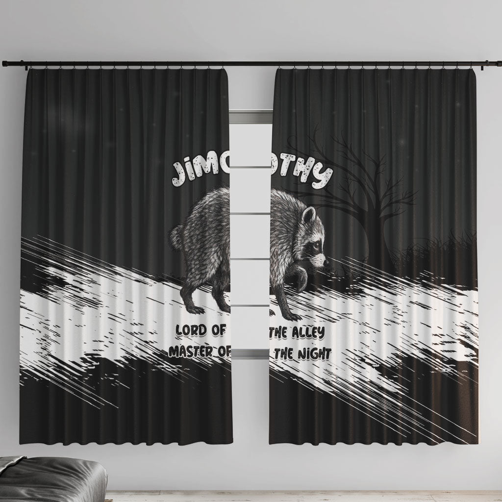 Jimothy Raccoon Seattle 2026 Window Curtain Lord Of The Alley Master Of The Night