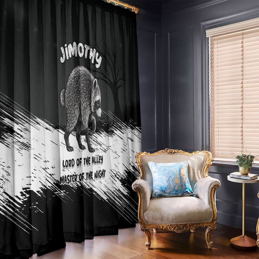 Jimothy Raccoon Seattle 2026 Window Curtain Lord Of The Alley Master Of The Night