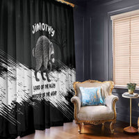 Jimothy Raccoon Seattle 2026 Window Curtain Lord Of The Alley Master Of The Night