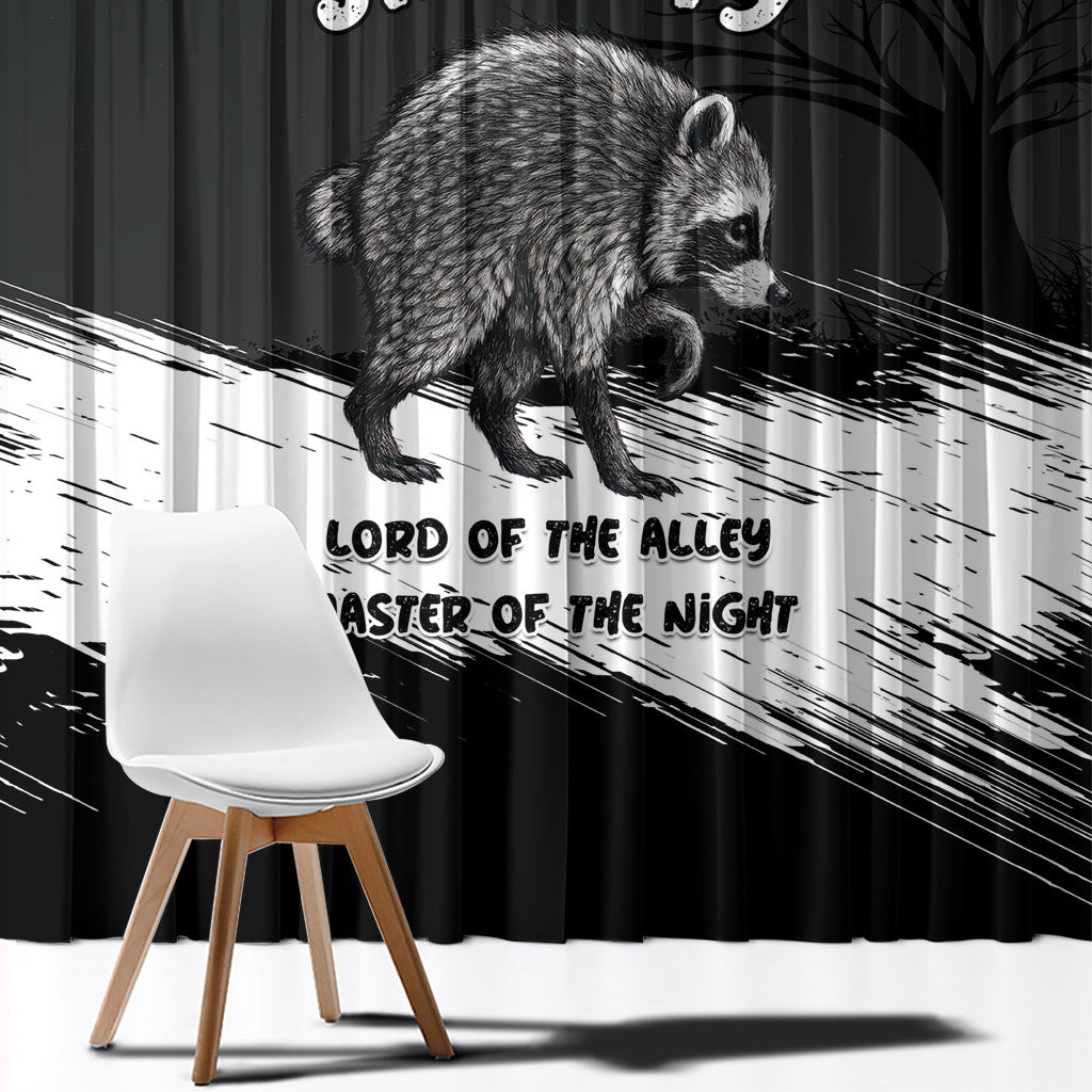 Jimothy Raccoon Seattle 2026 Window Curtain Lord Of The Alley Master Of The Night