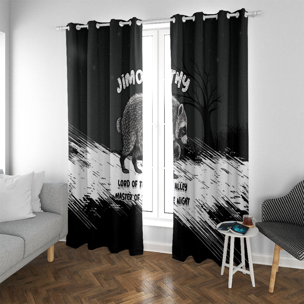 Jimothy Raccoon Seattle 2026 Window Curtain Lord Of The Alley Master Of The Night