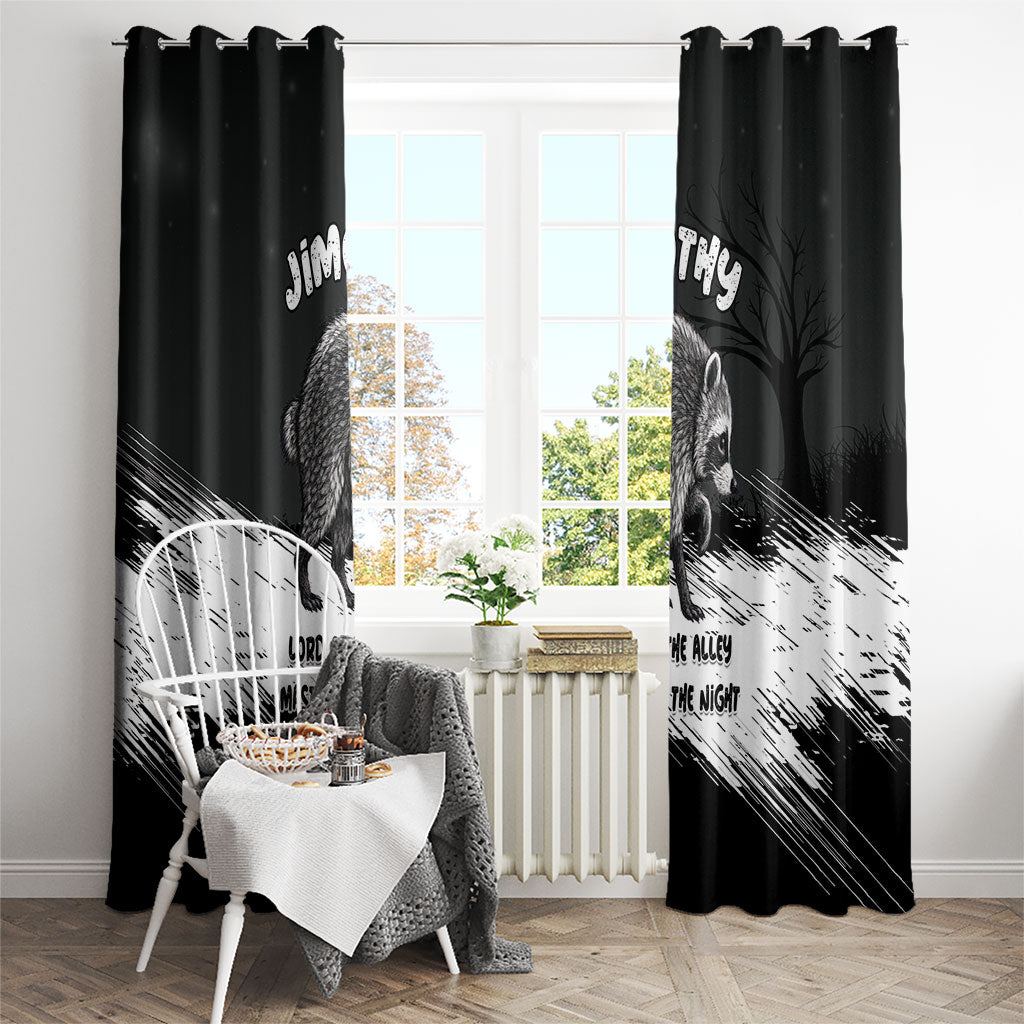 Jimothy Raccoon Seattle 2026 Window Curtain Lord Of The Alley Master Of The Night