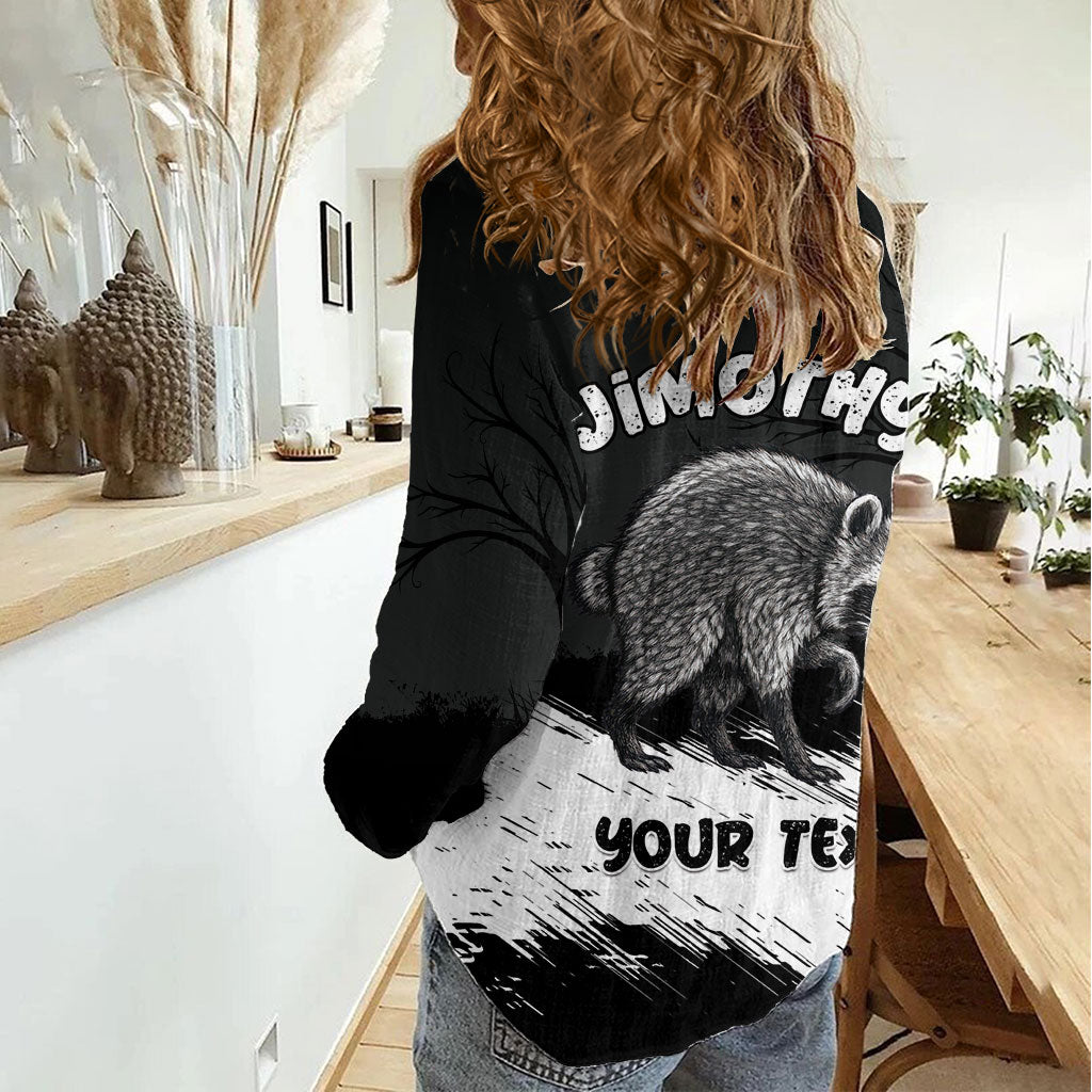 Personalized Jimothy Raccoon Seattle 2026 Women Casual Shirt Lord Of The Alley Master Of The Night