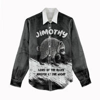 Personalized Jimothy Raccoon Seattle 2026 Women Casual Shirt Lord Of The Alley Master Of The Night