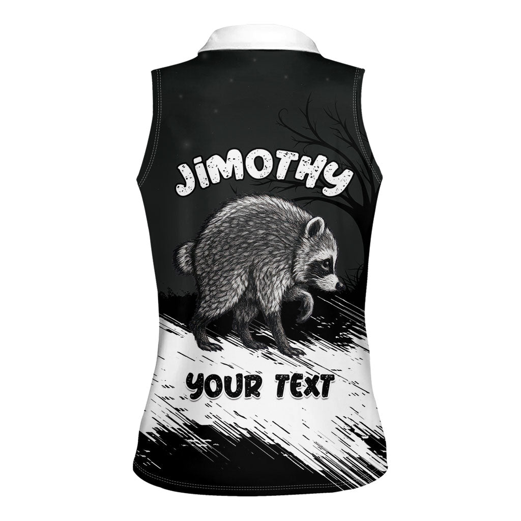 Personalized Jimothy Raccoon Seattle 2026 Women Sleeveless Polo Shirt Lord Of The Alley Master Of The Night