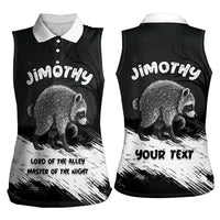 Personalized Jimothy Raccoon Seattle 2026 Women Sleeveless Polo Shirt Lord Of The Alley Master Of The Night
