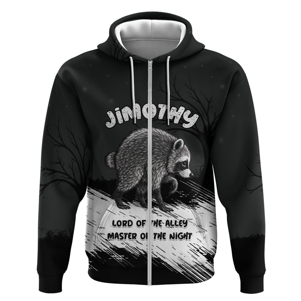 Personalized Jimothy Raccoon Seattle 2026 Zip Hoodie Lord Of The Alley Master Of The Night