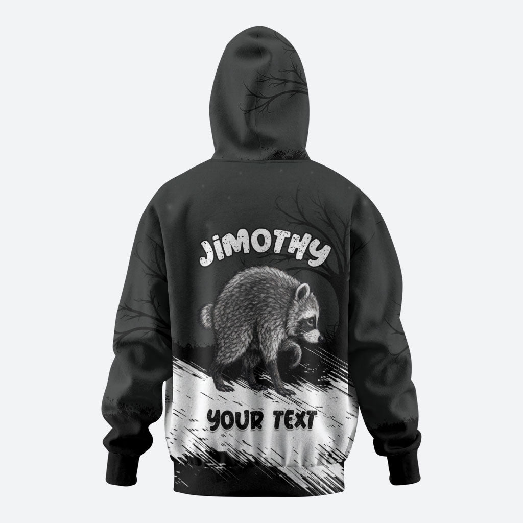 Personalized Jimothy Raccoon Seattle 2026 Zip Hoodie Lord Of The Alley Master Of The Night
