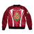 Wales Rugby Sleeve Zip Bomber Jacket Three Feathers Dragon 2023 World Cup - Wonder Print Shop